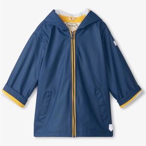 Hatley Kids Navy and Yellow Raincoat